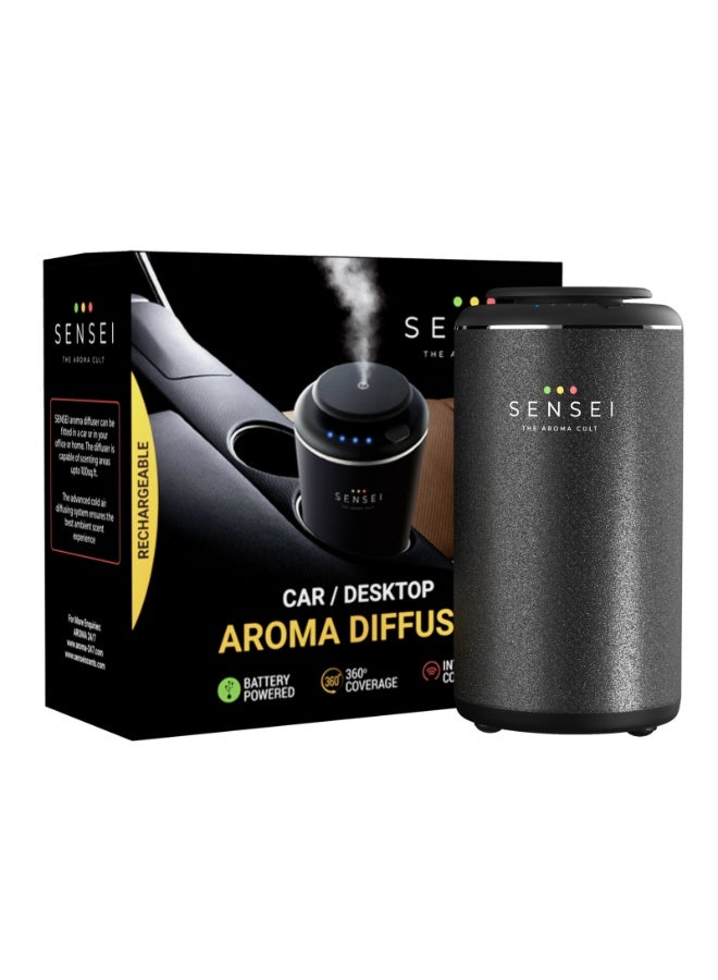 SENSEI Car Aroma Diffuser with Free Aroma Oil Included, Rechargeable or USB Car Air Freshener with Long Lasting Fragrance | AROMA 24/7 Sensei - Image 4