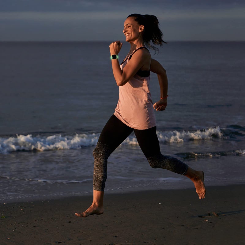 Dirrelo Compatible with Fitbit Sense Bands/ Fitbit Versa 3 Bands Women/ Fitbit Versa 4 Bands Women/ Fitbit Sense 2 Bands for Women, Soft Replacement Sport Strap Band for Versa 3/4 Sense 2 Smart Watch (Small, Black/Luminous Pink/Luminous Green/Luminous Blue) - Image 5