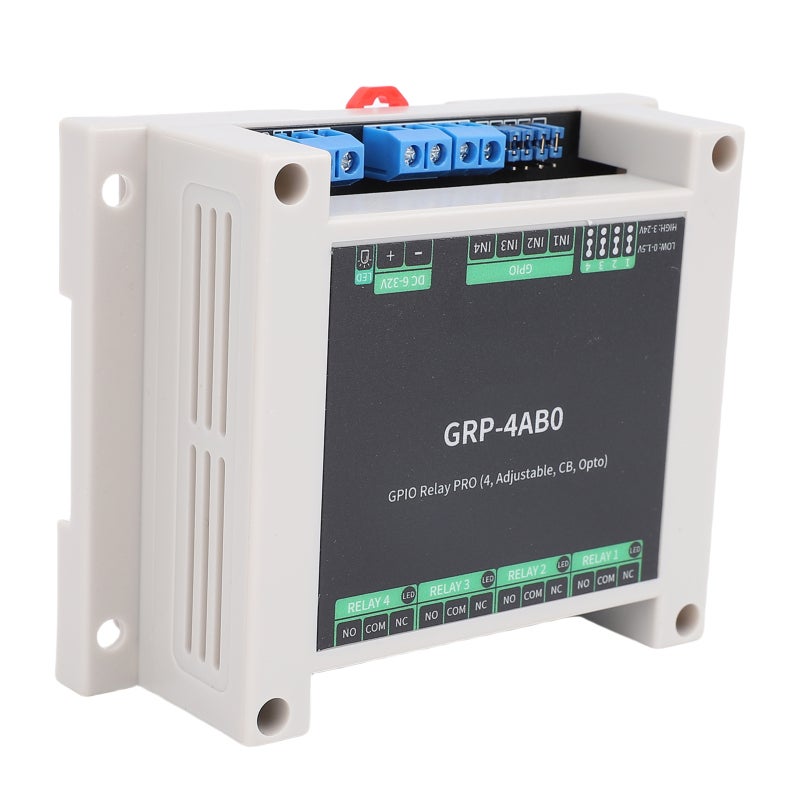 diustou GPIO Relay Module: 1 Channel Opto-Isolated - Robust Industrial Control, Enhanced Safety Features, DIN Rail Mount for Industrial Automation, Smart Home, Security Camera Systems - Image 4