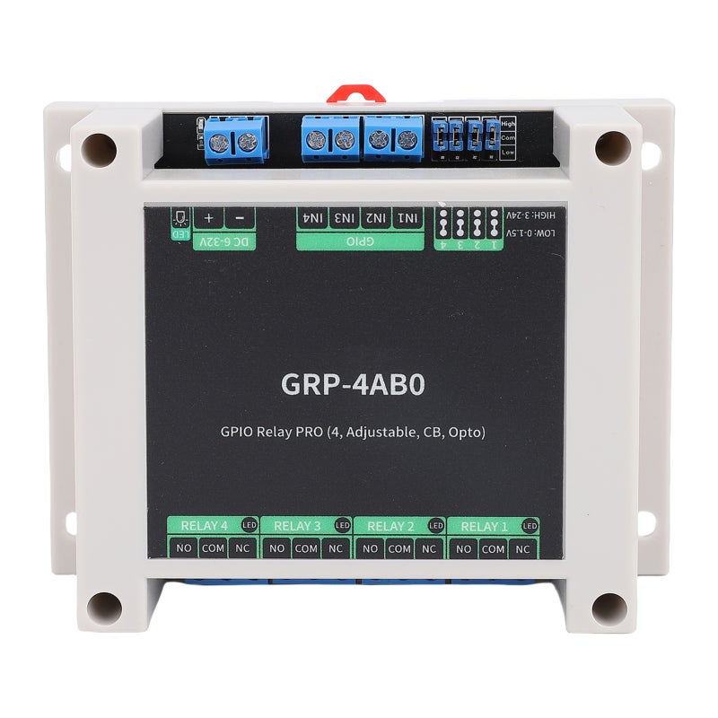 diustou GPIO Relay Module: 1 Channel Opto-Isolated - Robust Industrial Control, Enhanced Safety Features, DIN Rail Mount for Industrial Automation, Smart Home, Security Camera Systems - Image 1