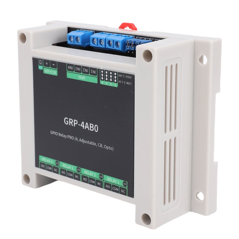 diustou GPIO Relay Module: 1 Channel Opto-Isolated - Robust Industrial Control, Enhanced Safety Features, DIN Rail Mount for Industrial Automation, Smart Home, Security Camera Systems - Image 2