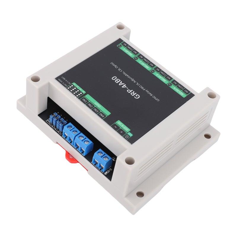diustou GPIO Relay Module: 1 Channel Opto-Isolated - Robust Industrial Control, Enhanced Safety Features, DIN Rail Mount for Industrial Automation, Smart Home, Security Camera Systems - Image 3