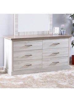 Home Box خزانة ملابس آنجيليك 6 أدراج بدون مرآة 120x75x45 سم  - Image 1