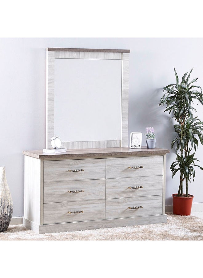 Home Box Angelic 6-Drawer Master Dresser Without Mirror 120x75x45cm  - Image 5