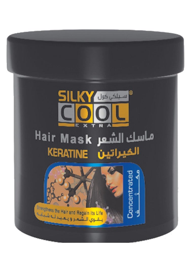 Silky Cool - Silky Cool Hair Mask 400 Ml - Keratin - Image 1