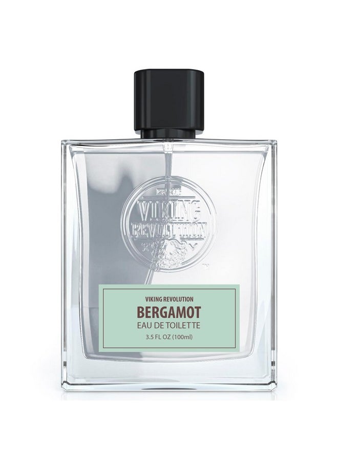 Viking Revolution - Viking Revolution Bergamot Cologne for Men - Vibrant Mens Cologne Spray Eau de Toilette - Citrus Perfume for Men with Notes of Pink Pepper, Laudan, Jasmine and Patchouli - Gifts for Men 3.5 Fl Oz - Image 1