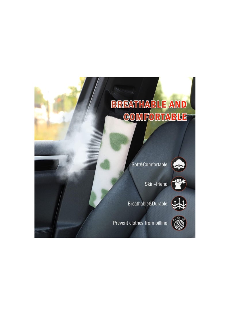 Generic 1pcs Seat Belt Pads Soft  Car Seat Belt Shoulder Strap Covers Cute Seatbelt Neck Protector Cushion More Comfort Driving Compatible with All Cars  - Image 3