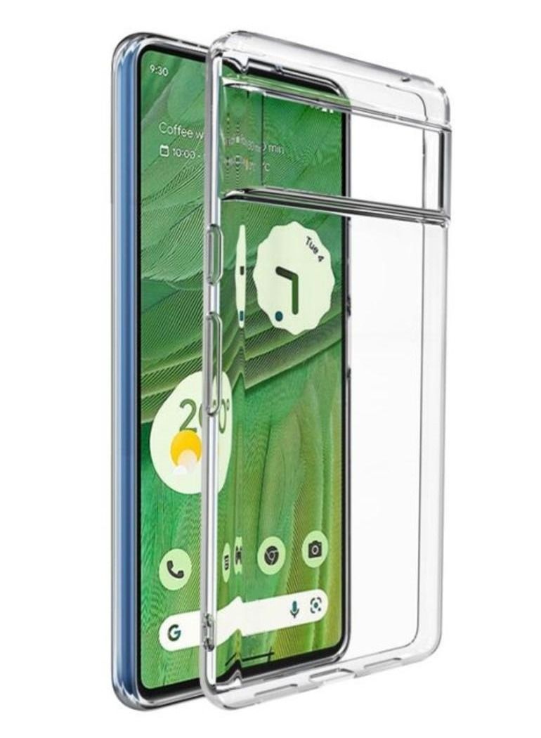 Google Pixel 7 Crystal Clear Case Soft TPU Slim Shockproof Back Cover 6.3 inch - Image 1