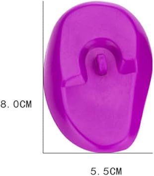 VASANA 3 Pairs Reusable Silicone Ear Covers Hair Dye Waterproof Silicon Ear Protectors for Hair Dryer Color Random - Image 2