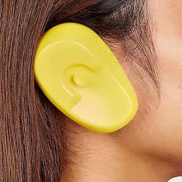 VASANA 3 Pairs Reusable Silicone Ear Covers Hair Dye Waterproof Silicon Ear Protectors for Hair Dryer Color Random - Image 4