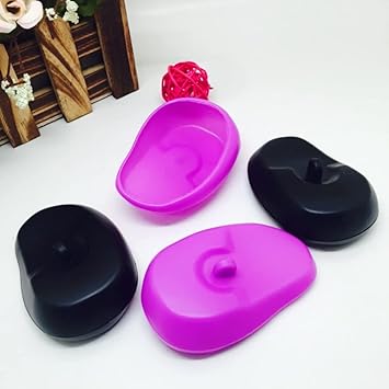 VASANA 3 Pairs Reusable Silicone Ear Covers Hair Dye Waterproof Silicon Ear Protectors for Hair Dryer Color Random - Image 5