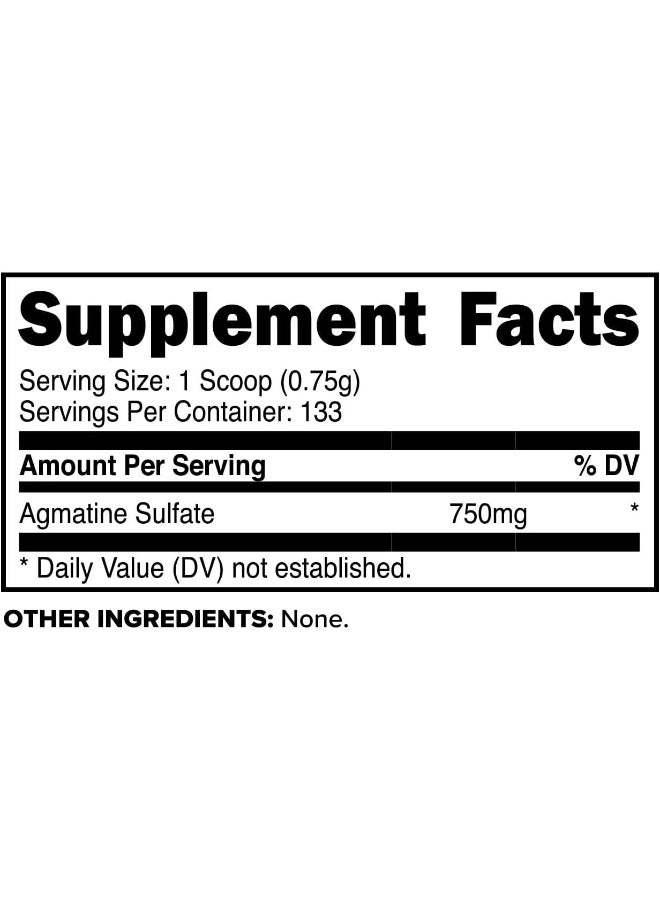 Primaforce Agmatine Sulfate Powder Supplement, 100 Grams – Promotes Nitric Oxide Production / Enhances Performance - Image 2