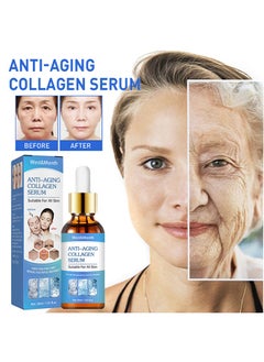 Anti-Aging Collagen Serum，Botox Stock Solution Facial Serum,Botox Facial Serum for Women,Vitamin C Serum & Collagen Face Serum for Reducing Fine Lines & Wrinkles,Nourishing and Plump Skin 30ml