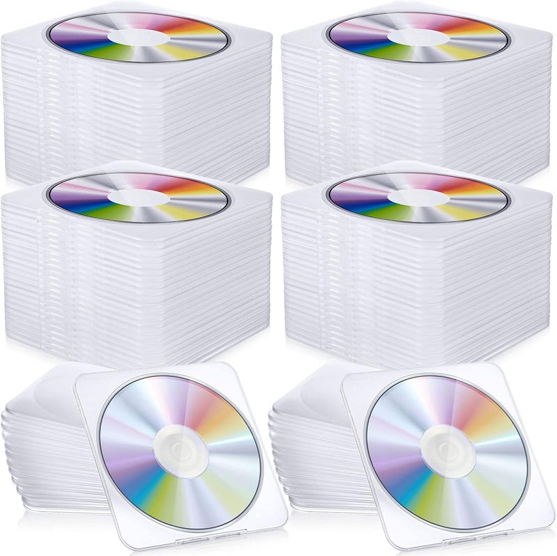 Macarrie 50 Pcs Slim Clear Transparent CDDVD Case  PP Poly Plastic Jewel Cases for Discs - Image 1