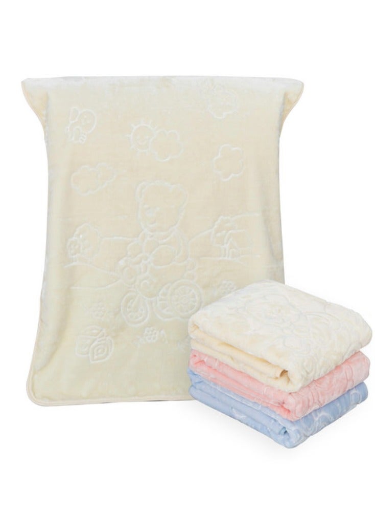 FMJ Baby Sac Embossed Beige 80x90 Cm - Image 3