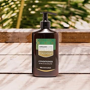 Arganicare Coco range ULTRANOURISHING AND MOISTURIZING CONDITIONER With Organic Coconut Fortifies and Restores Longlasting shine High hydration Dry Damaged Hair 400mL - Image 2