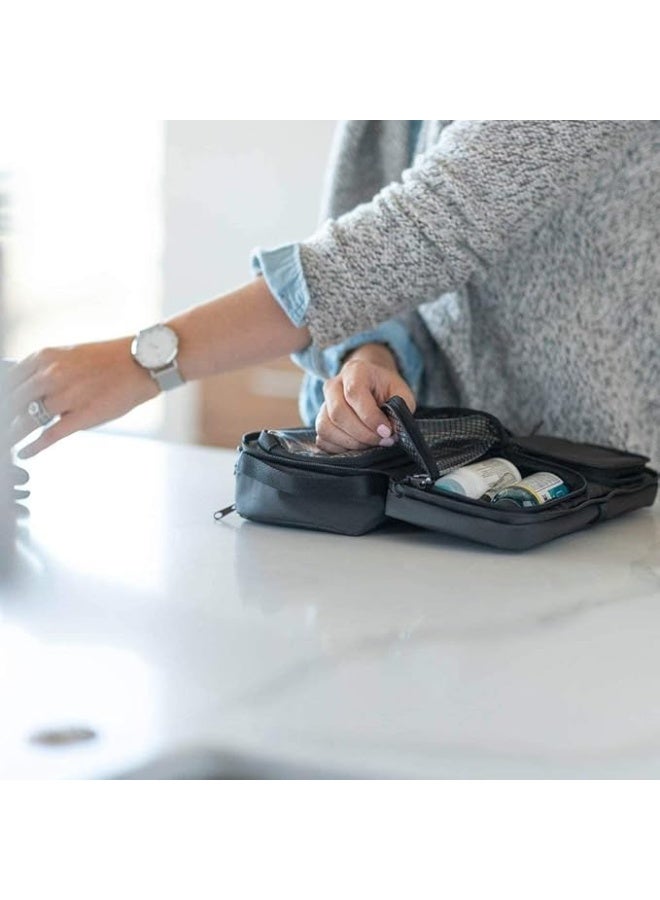 NOMATIC Toiletry Bag for Travel - Great for Travel Size Toiletries - Travel Essentials Wash Bag - Travel Makeup Bag, (Black), Small V2 - Image 1