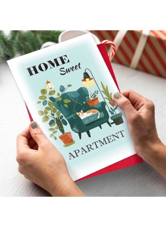 5pcs New Home Greeting Cards Set with Envelopes – Housewarming Congratulations Cards - Image 3