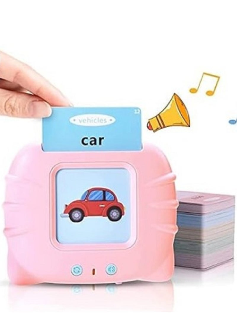Smart educational toy for children aged 2 to 3 years, contains 112 cards and 224 words, in addition to the possibility of recharging via USB