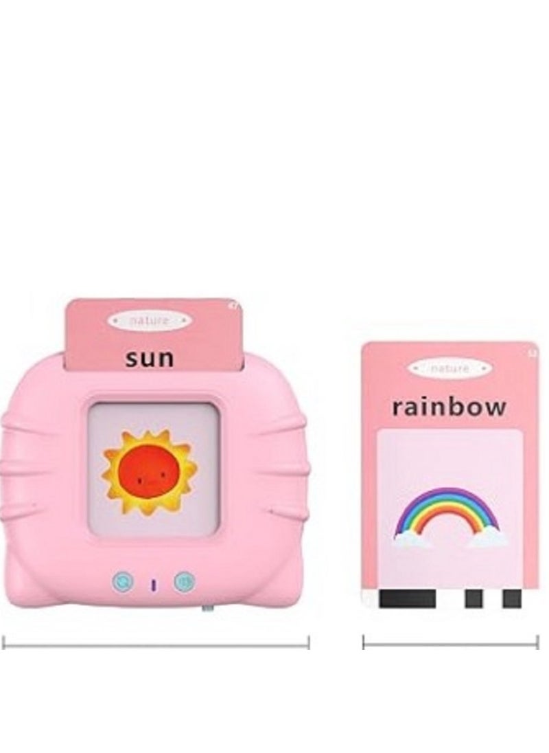 Smart educational toy for children aged 2 to 3 years, contains 112 cards and 224 words, in addition to the possibility of recharging via USB