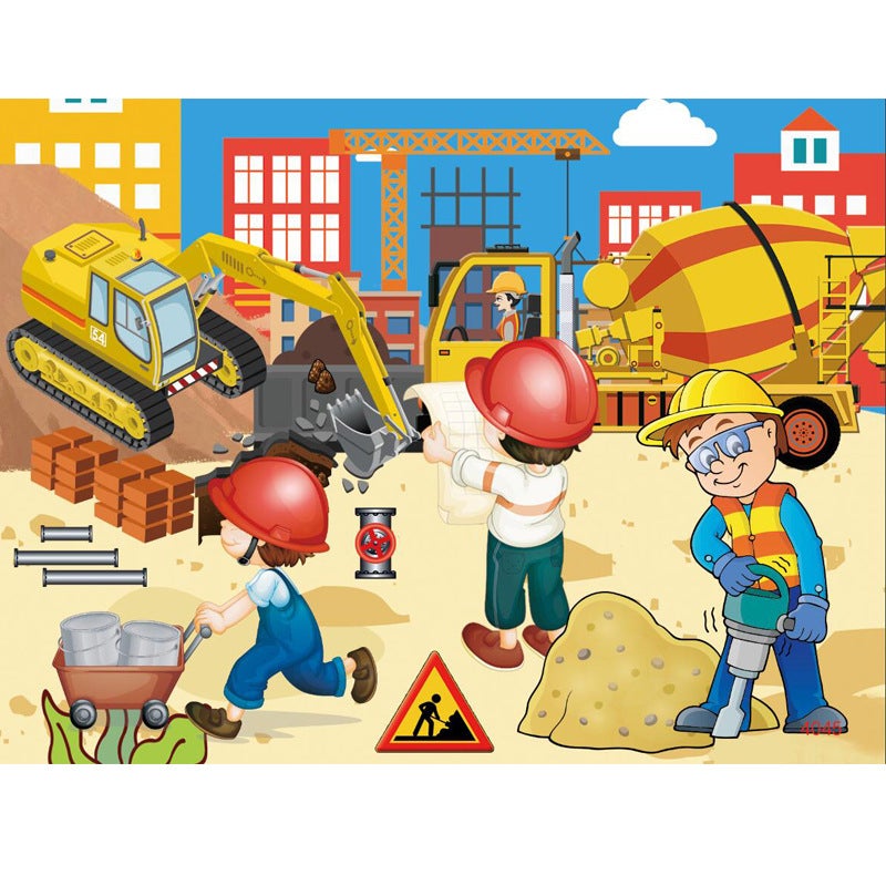 40/60/80 Pieces Of Wooden Jigsaw Puzzle For Young Children 3-4-5 Years Old Boys And Girls S Baby 2 Jigsaw Puzzle - Image 1