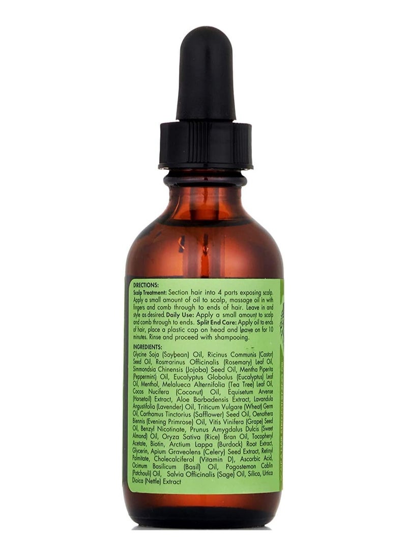 DubaiGallery Oil for Hair Growth 2 oz, Rosemary Oil for Hair, Skin and Nails, Refreshing Rosemary Oil for Eyelash Growth and - Image 2