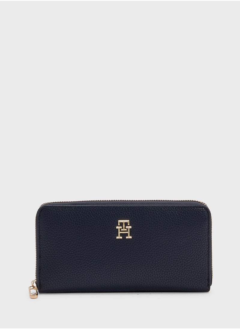 TOMMY HILFIGER Emblem Large Zip Around Wallet  - Image 1