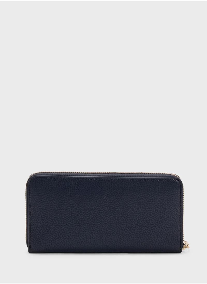 TOMMY HILFIGER Emblem Large Zip Around Wallet