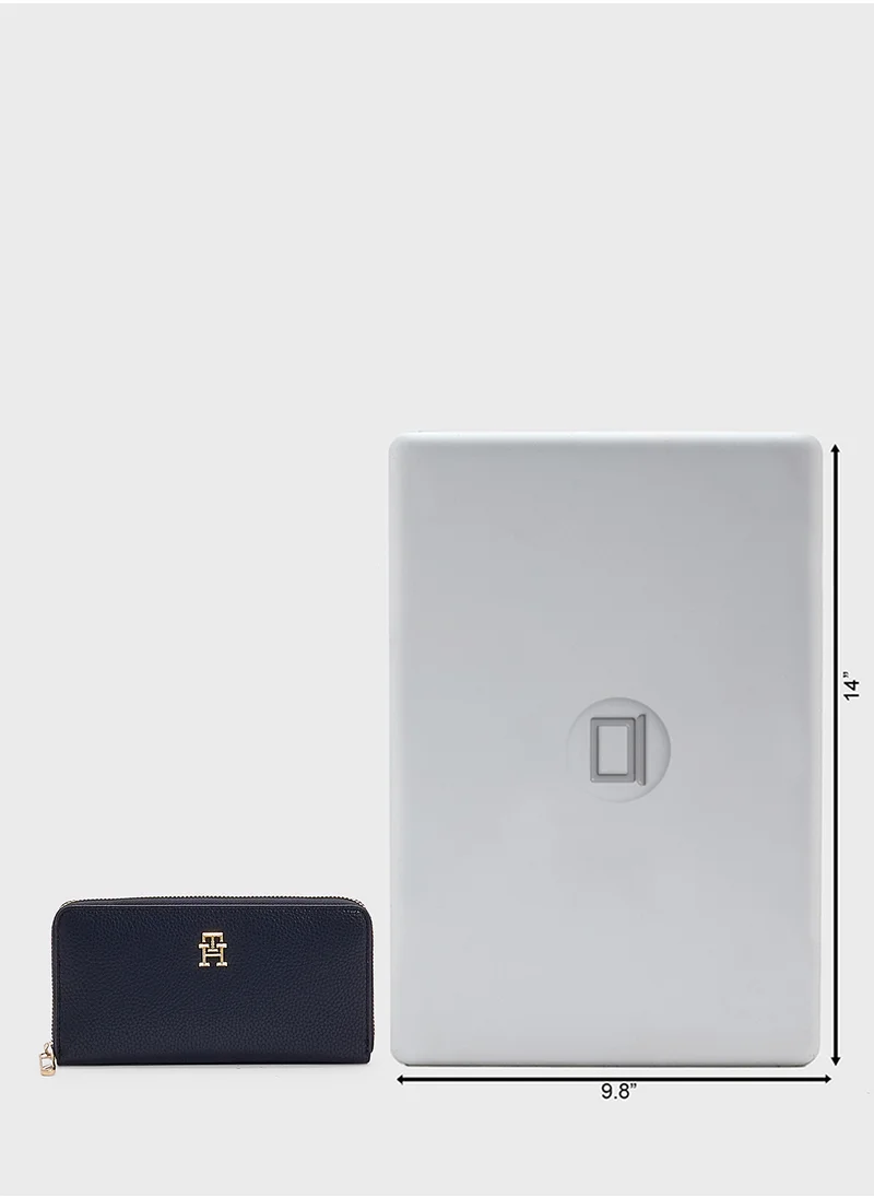 TOMMY HILFIGER Emblem Large Zip Around Wallet