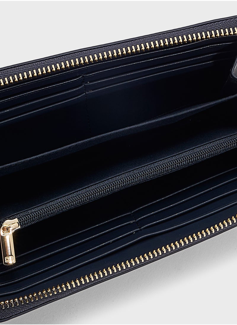 TOMMY HILFIGER Emblem Large Zip Around Wallet  - Image 5
