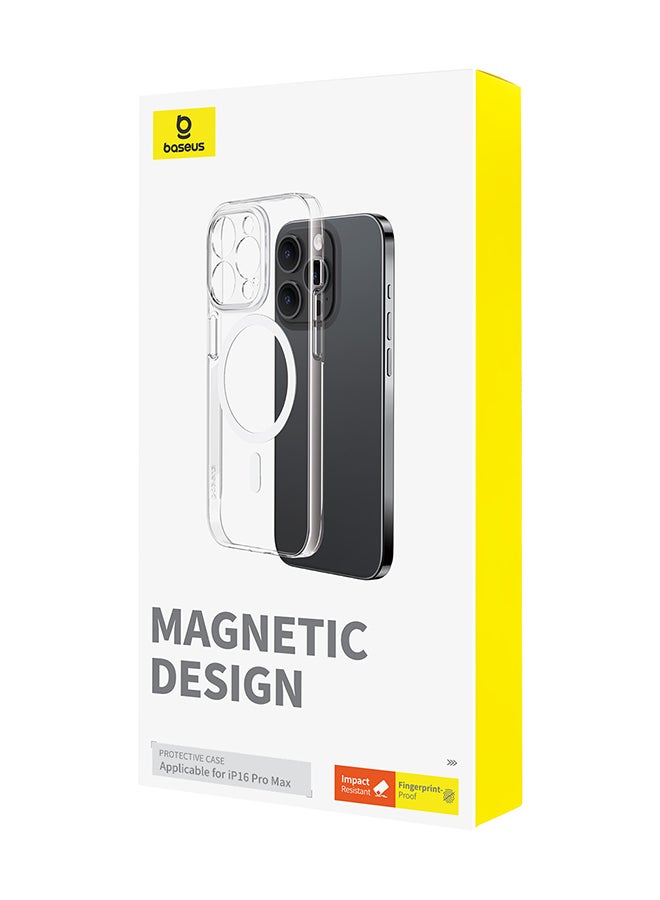 Baseus Crystal Series Magnetic Phone Case for iPhone 16 Pro Max Clear - Image 3