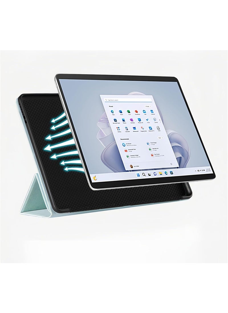General Case Compatible with Microsoft Surface Pro 11/10/9 13-inch 2024/2022 Tablet, Slim Lightweight TPU Leather Case with Stand Tablet Case Shockproof Rugged Case  - Image 4