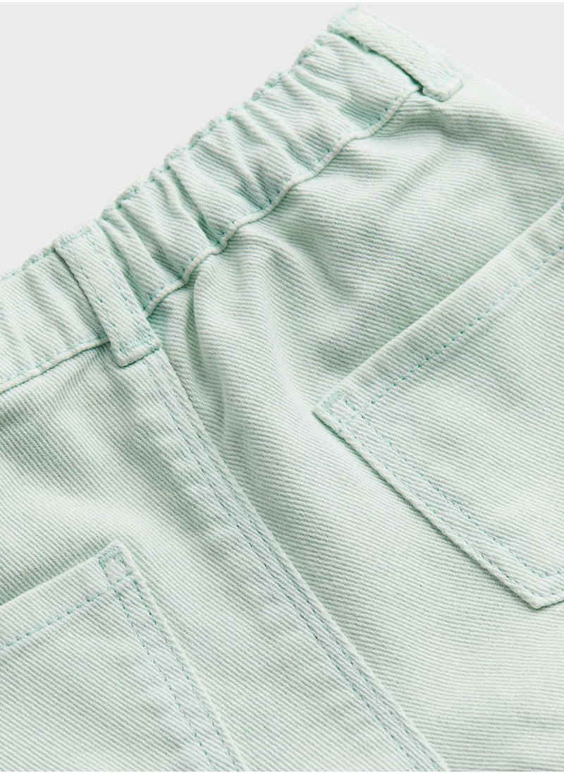 H&M Kids High Waist Denim Shorts