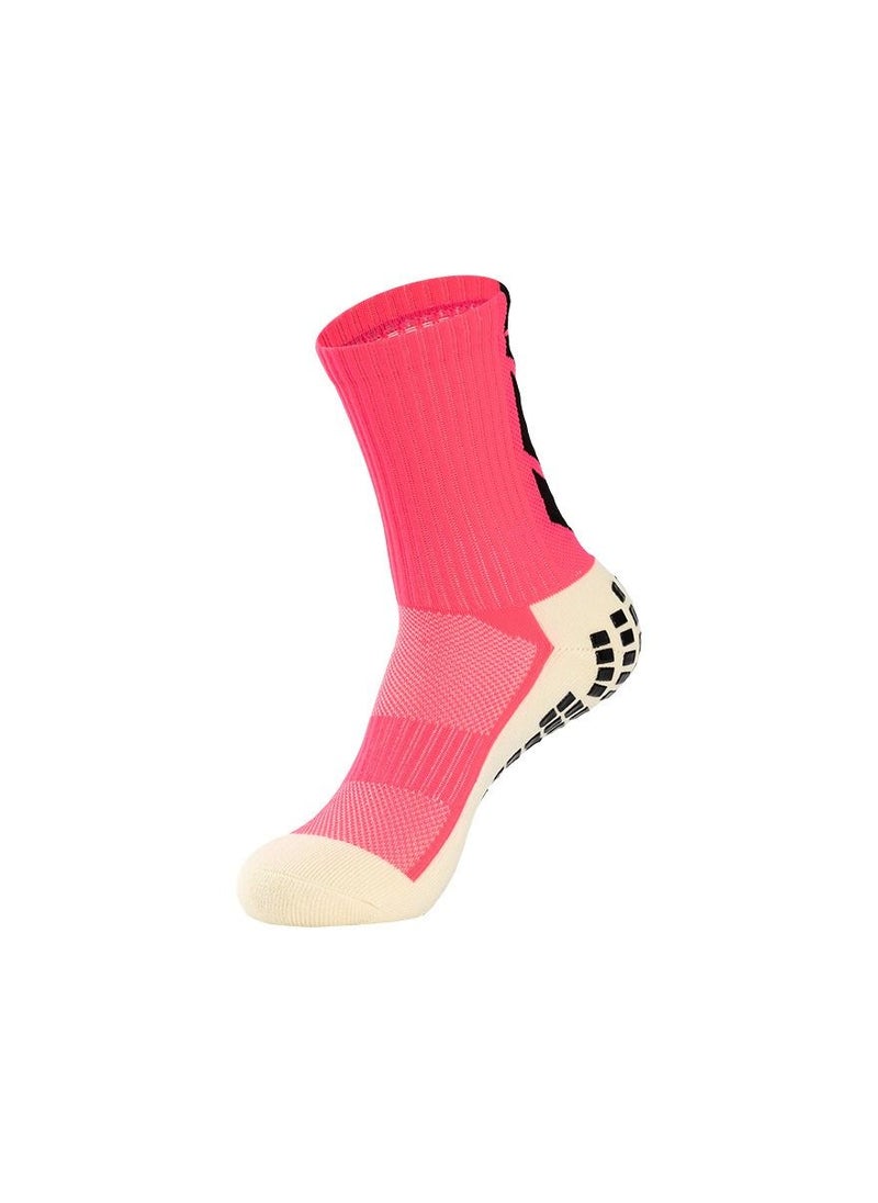 Loquat Anti Slip Mid Calf Sport Socks 