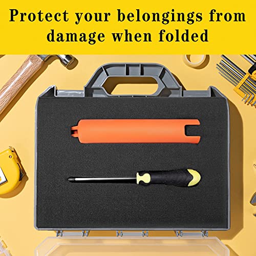 DECOHS 4 Pcs Polyurethane Foam Sheet- 16 x 12 x 1 Inch Cuttable Foam Inserts for Cases- Packing Foam Pads for Toolbox Camera Storage and Crafts - Image 3