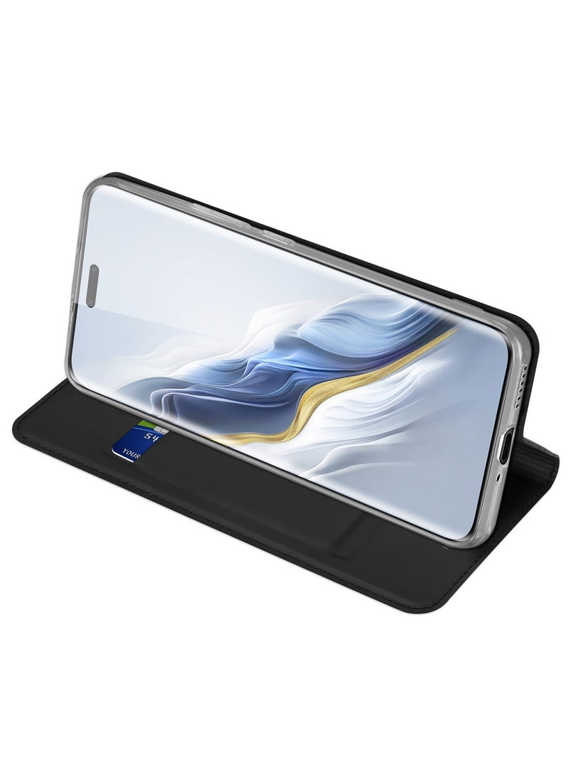 TEAM LUXURY Protective Case For Honor Magic6 Pro with Card Slot Black  - Image 3
