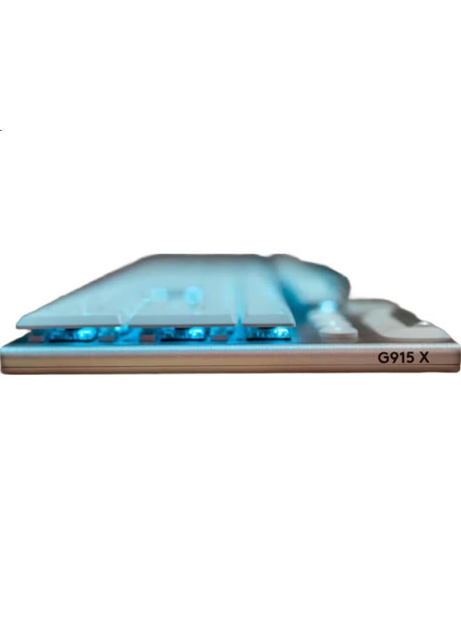 G Logitech (G) G915 X Lightspeed Low-Profile Gaming Keyboard (Black-L), Red Switch (Light Feel) - Image 3