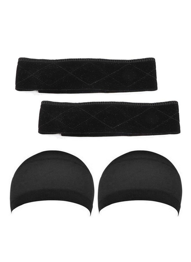 Velvet Wig Grip Headbands And Mesh Wig Caps Set - Edge Saver No Slip Elastic Headbands For Women, Stretch Mesh Hair Nets, Wig Bands - pzsku/Z1C9ABE1A296B82088736Z/45/_/1735567171/0260925d-5c4f-4bce-a79b-a74fb2660aeb