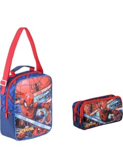SPIDERMAN Licensed Original Go Spidey Lunch Box and Pencil Case  - Image 1