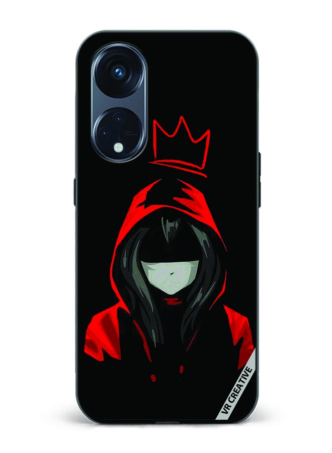 VR CREATIVE Protective Case Cover For Oppo Reno8 T 5G Hell Girl Design Multicolour - Image 1