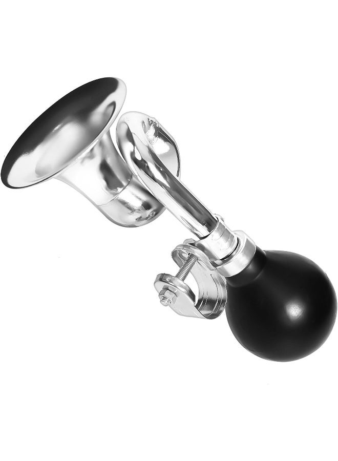 Timoo Bike Horn for Adults Classic Bugle Horn Metal Squeeze Clown Horn for Golf Cart, Fits All Bicycle Handle Bar, Loud Sounds - Image 1