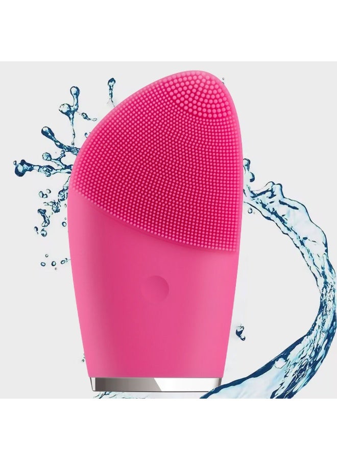 Silicone facial cleaning device with vibration - Image 2