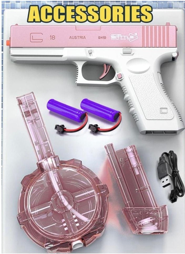 QiaoKai Electric Water Gun With Additional Large Water Tank Water Gun Electric Pressure Water Pistol For Kids And Adults  - Image 4