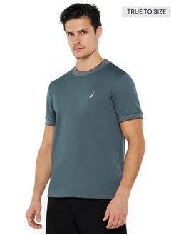 NAUTICA Essential Regular Fit Cotton Blend Logo Crew Neck T-shirt  - Image 2
