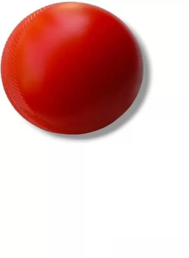 STEFFER 80 gm Heavy Plastic Cricket Training Red Balls for Indoor and Outdoor Cricket Game (Pack of 6) - Image 1