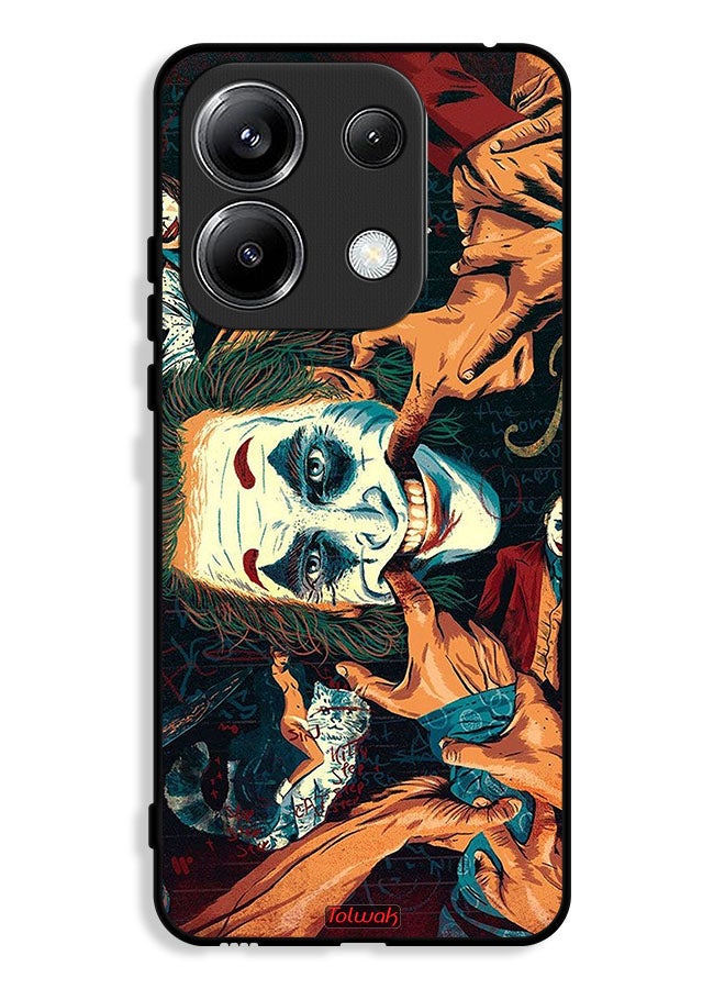 Tolwak Xiaomi Redmi Note 13 Pro 4G Protective Case Cover Joker Art - Image 1