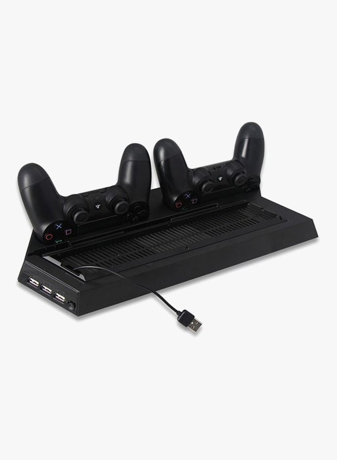 Loquat Vertical Cooling Fan Stand With Dual Wired Charging  Station For PlayStation 4 (PS4)  - Image 2