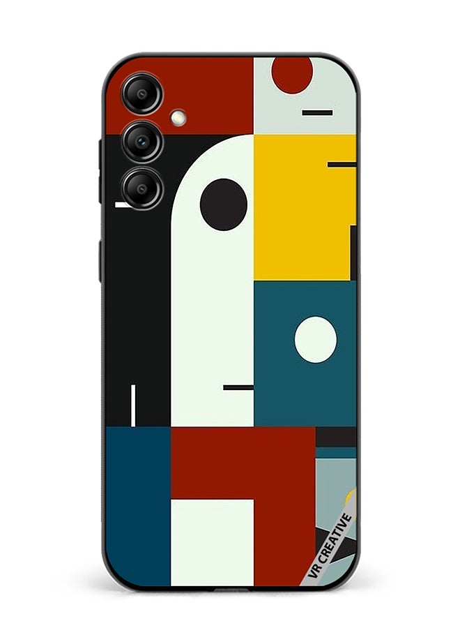 VR CREATIVE Protective Case Cover For Samsung Galaxy A55 Bauhaus Age Design Multicolour - Image 1