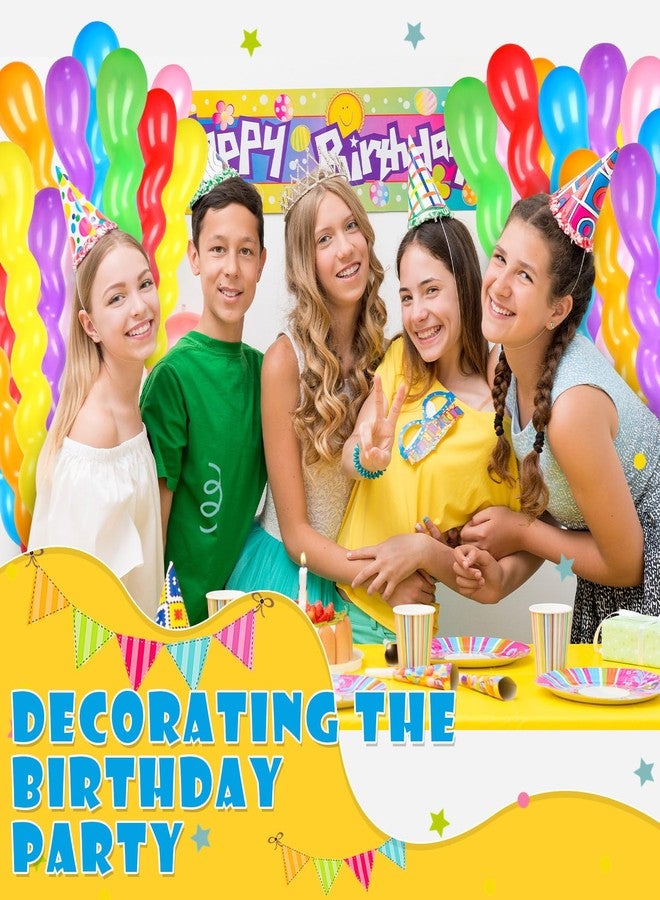 Sratte 1000 Pcs 40 Inches Latex Spiral Balloons Assorted Colors Twisted Long Balloons Colorful Party Balloons for Boys Girls Playing Birthday Party Decorations Supplies, 7 Colors - Image 5
