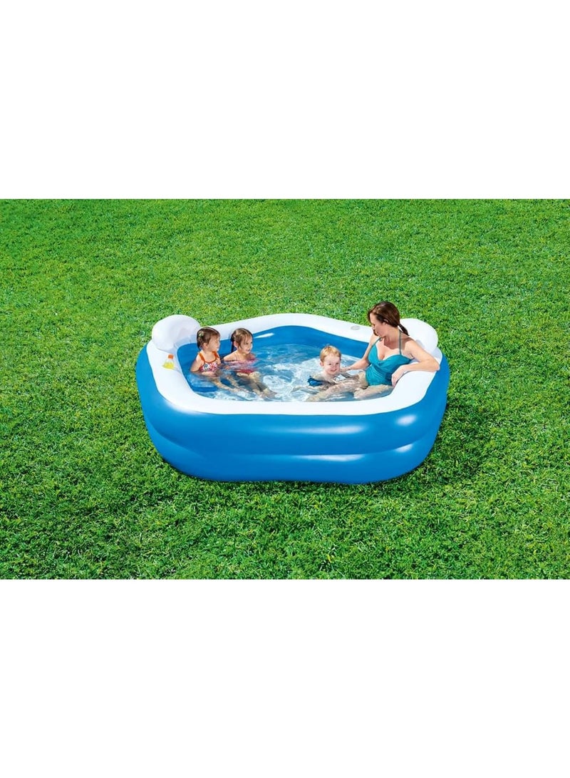 بست واي مسبح عائلي ممتع أزرق 213×206×69 سم - Image 5